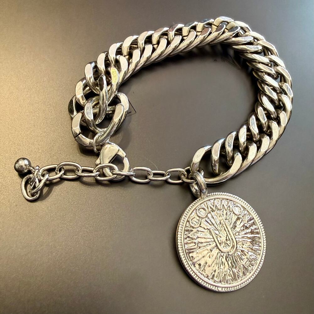 Uncommon James Silver Tone Link Bracelet Kristin Cavallari - Picture 3 of 8